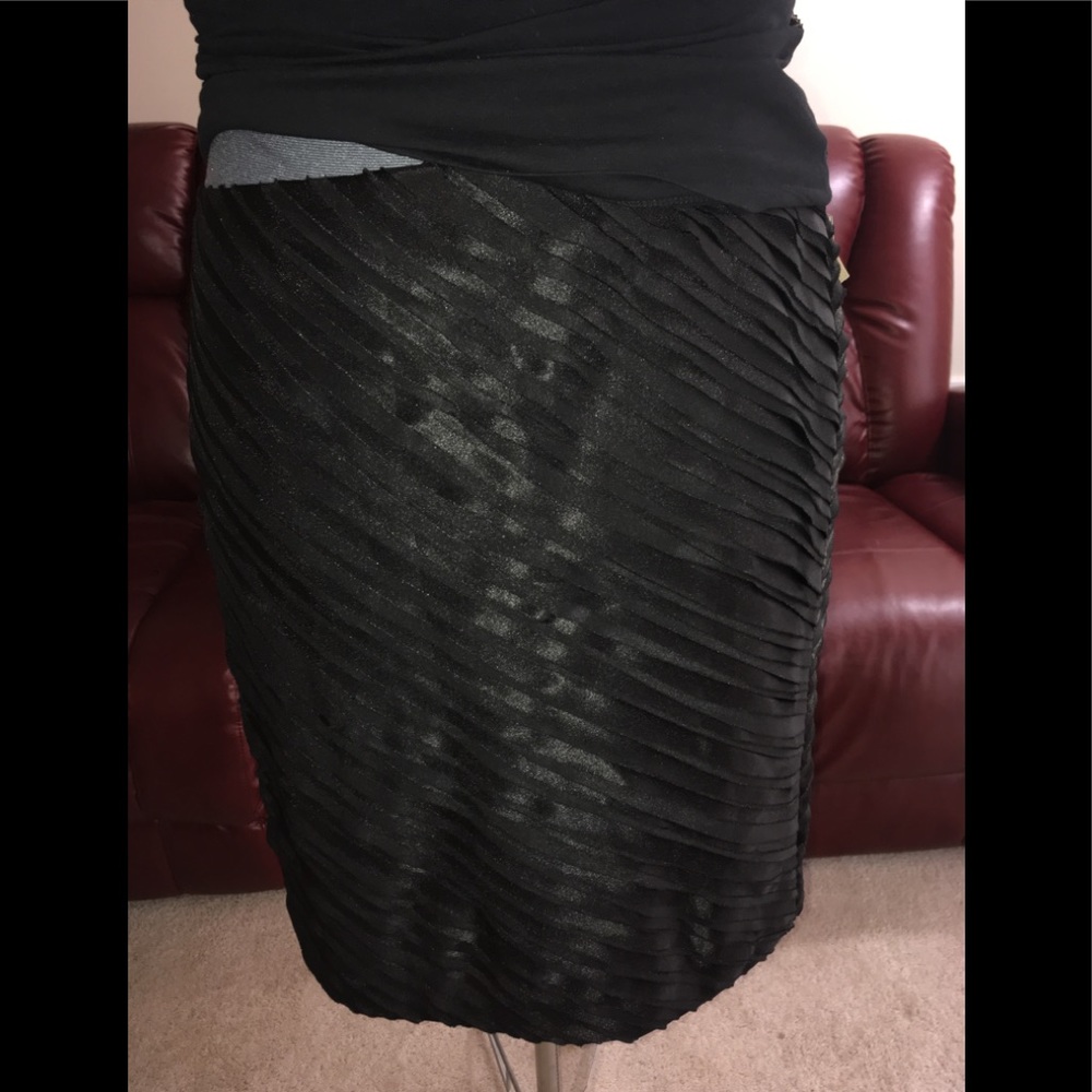 Silk Ruffle Skirt
